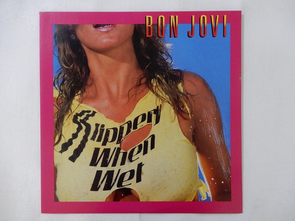Bon Jovi Slippery When Wet Mercury 28PP-1025 Japan  VINYL LP