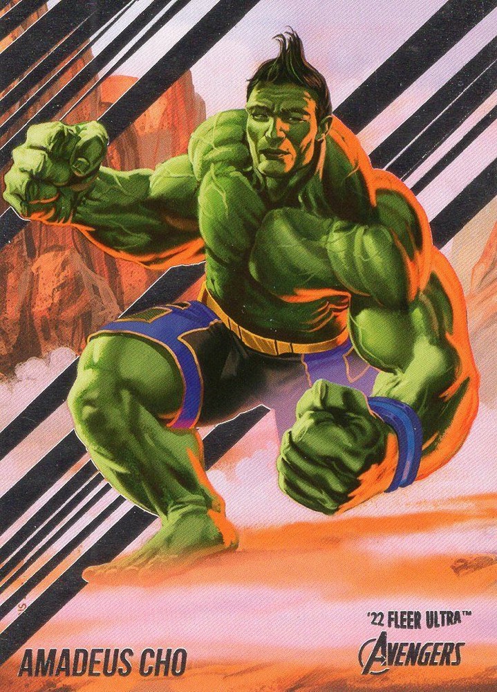Marvel Fleer Ultra Avengers 2022 Base Card #9 Amadeus Cho