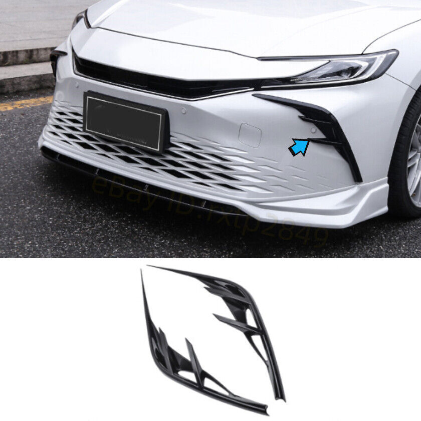 Glossy Black Front Bumper Wind Knife Grille Replace Part For Toyota Camry 2025