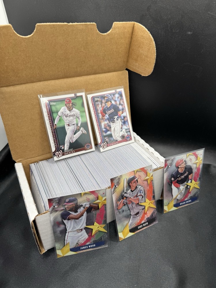 2025 Topps Series 1 350-Card Base Set with 30-Card Stars of MLB Complete Set