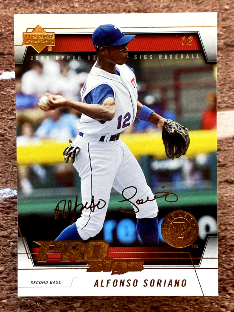 Alfonso Soriano 2005 Upper Deck Pro Sigs #85 Texas Rangers