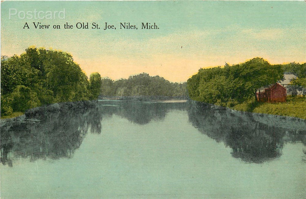 MI, Niles, Michigan, Old Saint Joe River, E.C. Kropp