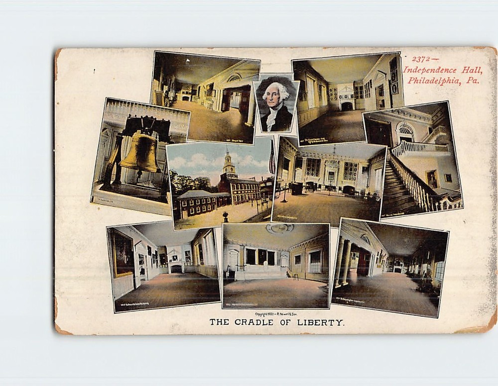 Postcard Independence Hall Philadelphia Pennsylvania USA