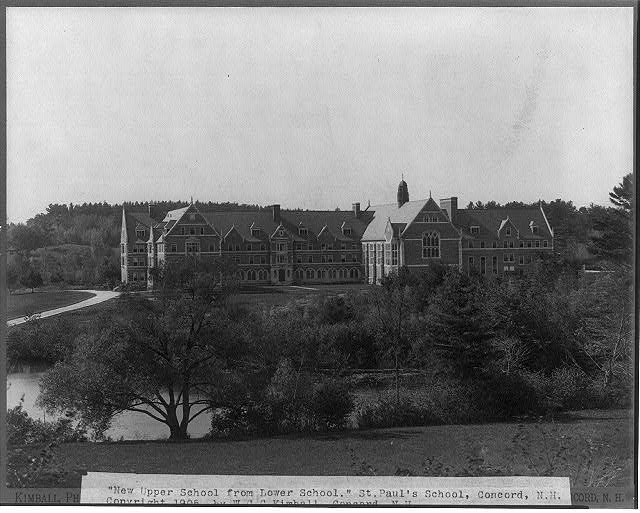 Photo:St Paul's School,Concord,NH,Merrimack County,c1905