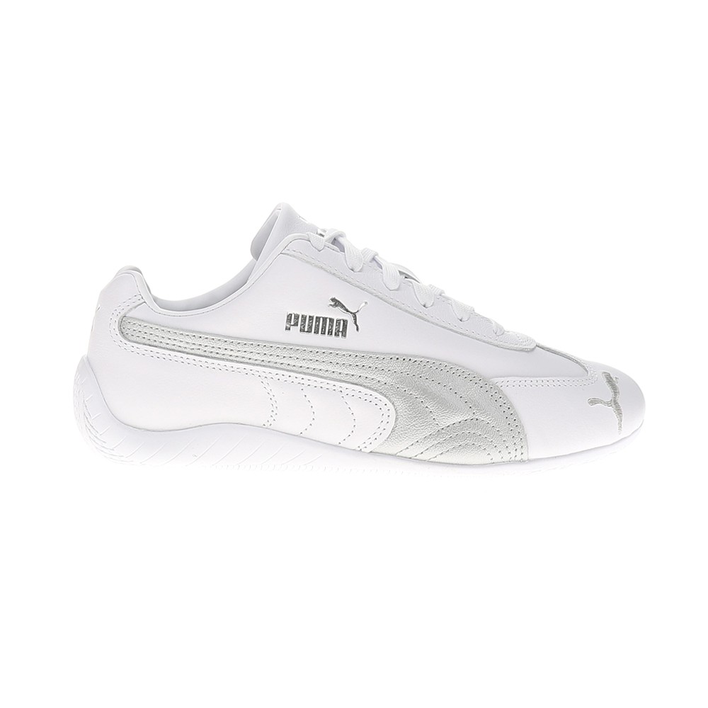 PUMA Speedcat Leather Lace Up  Womens White Sneakers Casual Shoes 40357403