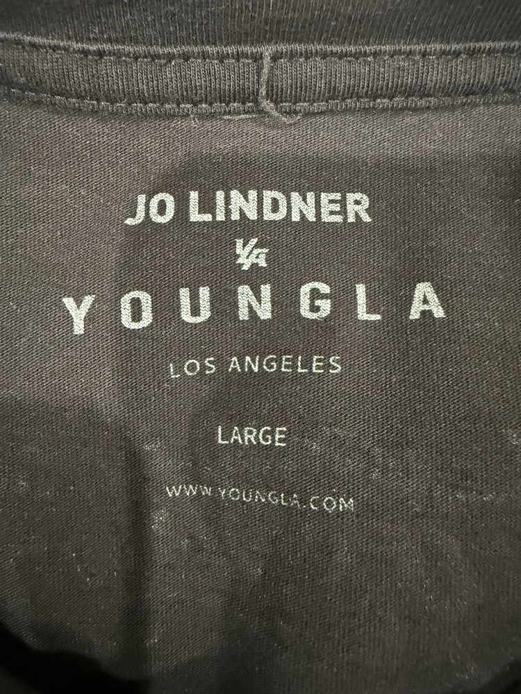 Young La Joe Lindner Tribute Tee T-Shirt , Used Excellent Condition
