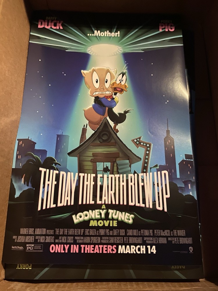 The Day the Earth Blew Up 11x17 Original Looney Tunes Movie Poster MINT