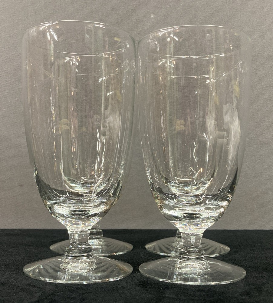 Iced Tea Glasses Clear Glass 12oz Set of 4