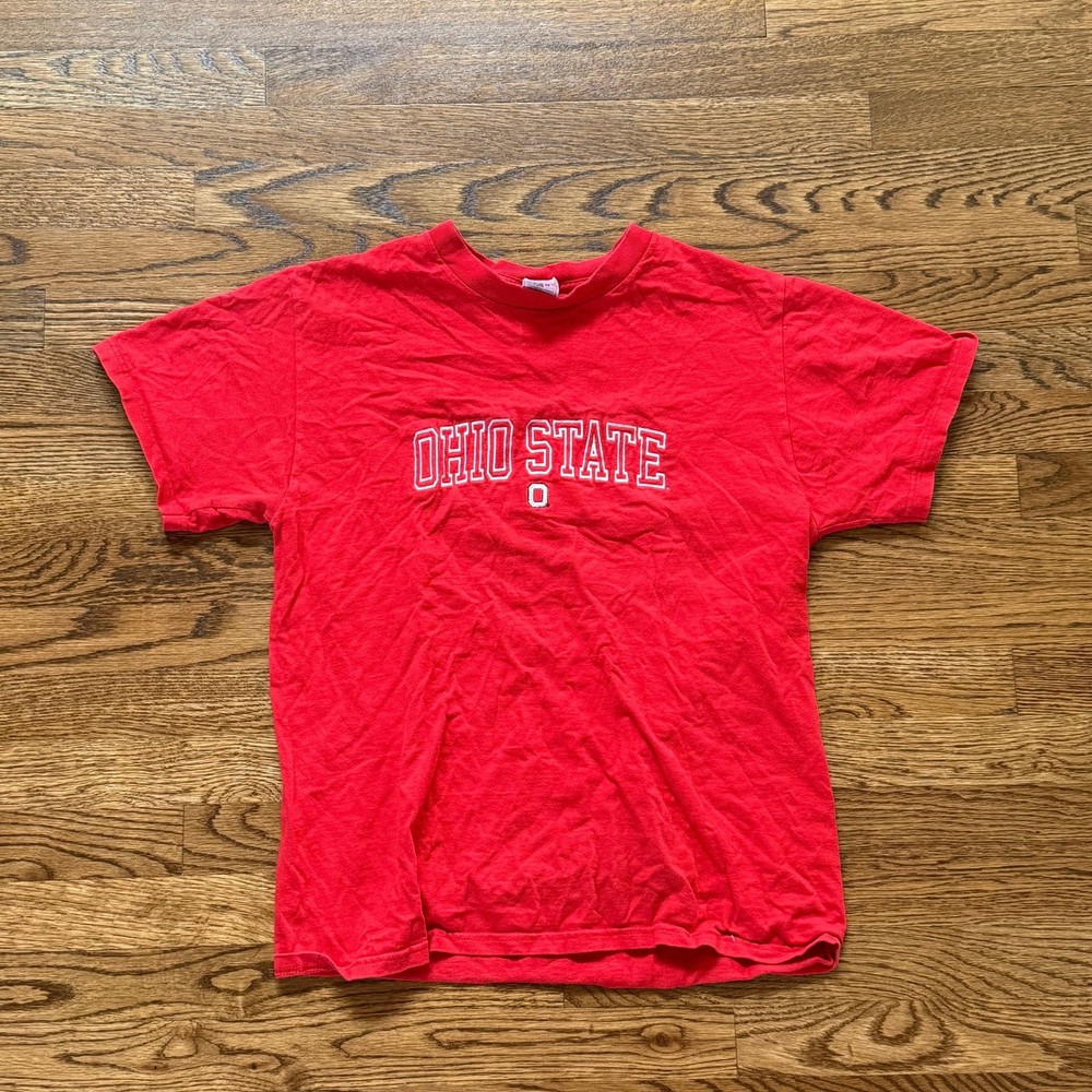 Vintage Ohio State Buckeyes Football Red T-Shirt