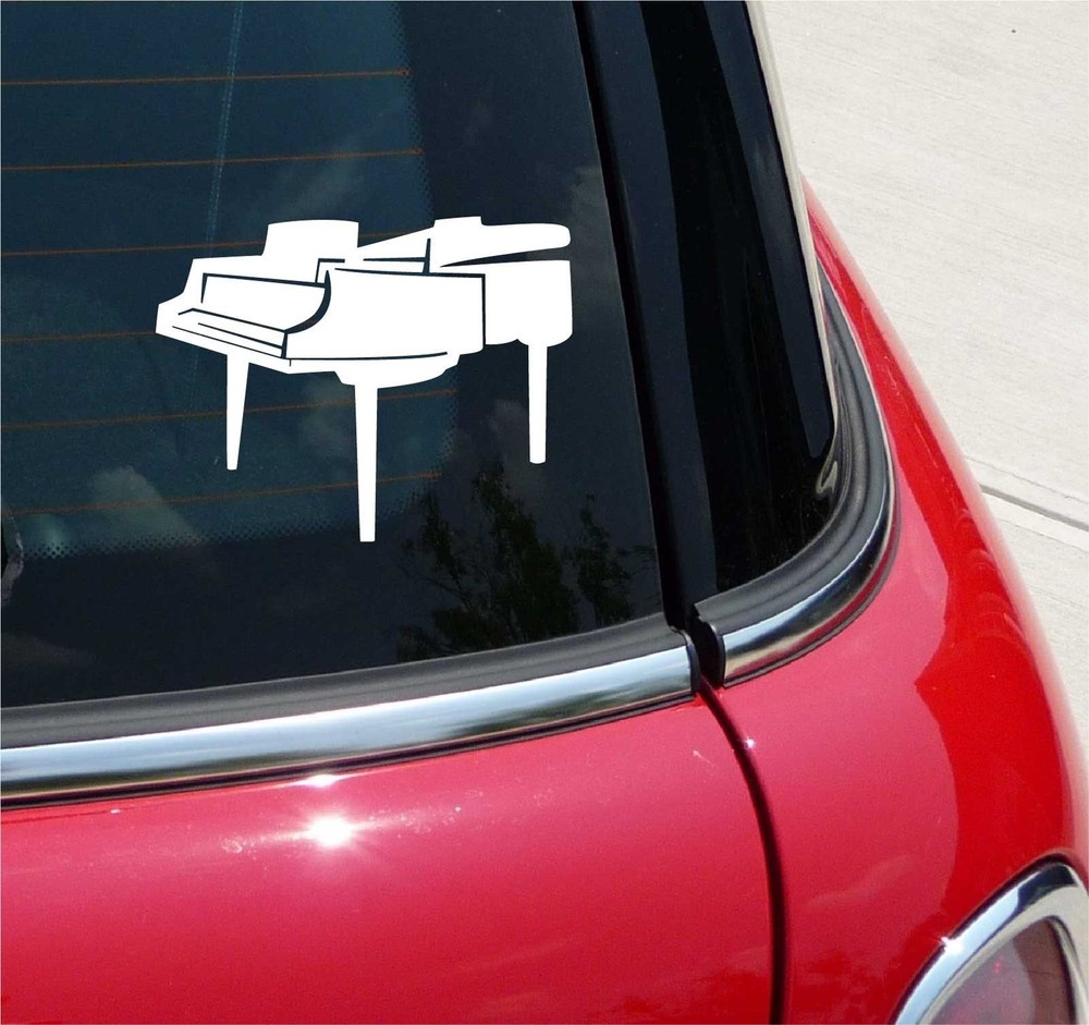 Piano Concert Band Music Vinyl Decal Sticker for Car Wall Decor