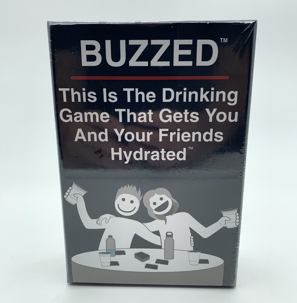 Buzzed Adult Party Drinking Game 2022 Age 21+ 250 Cards 3-20 Players New Sealed