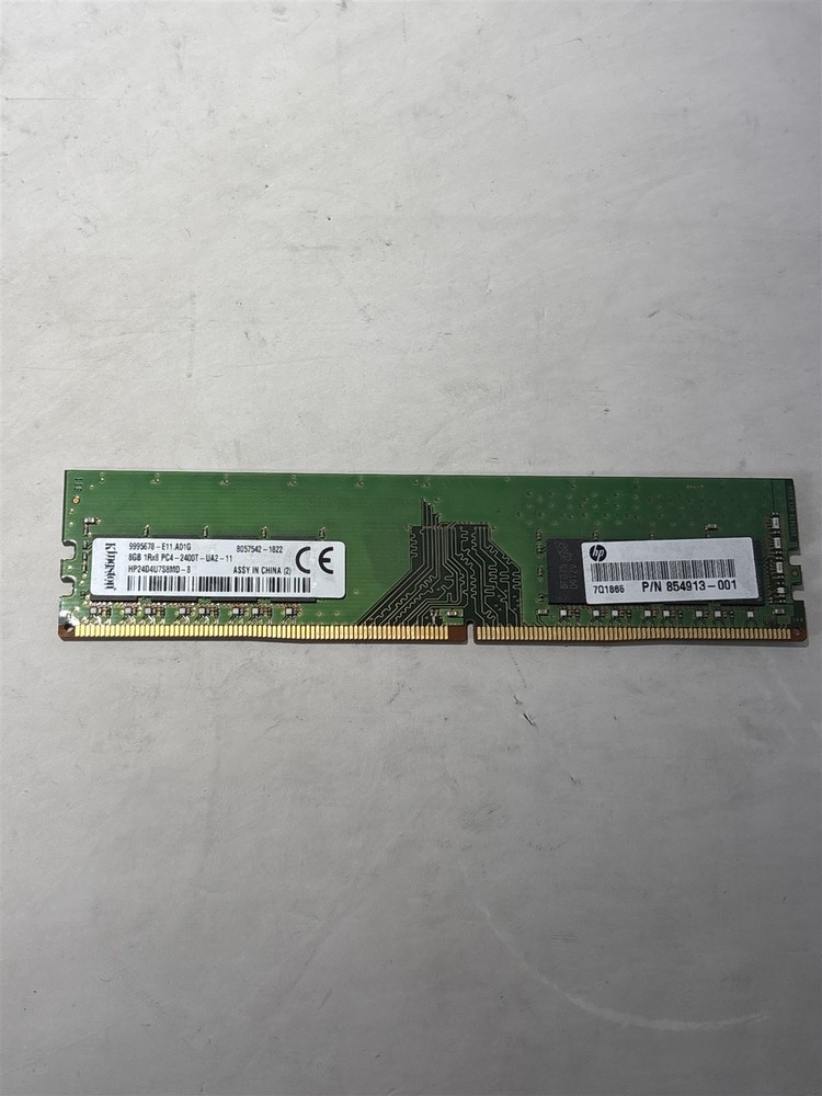 Kingston 8GB 1Rx8 PC4-19200 DDR4-2400 Desktop RAM HP24D4U7S8MD-8