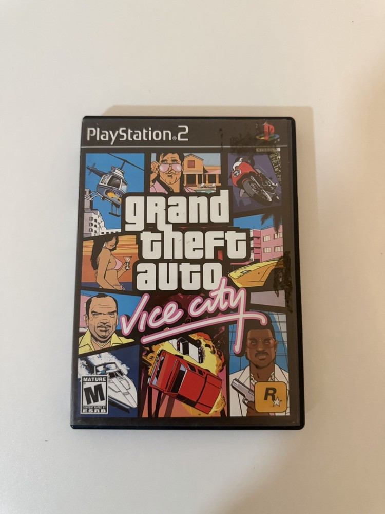 Grand Theft Auto: Vice City PS2 Action Adventure Rockstar 2002 NTSC M Manual