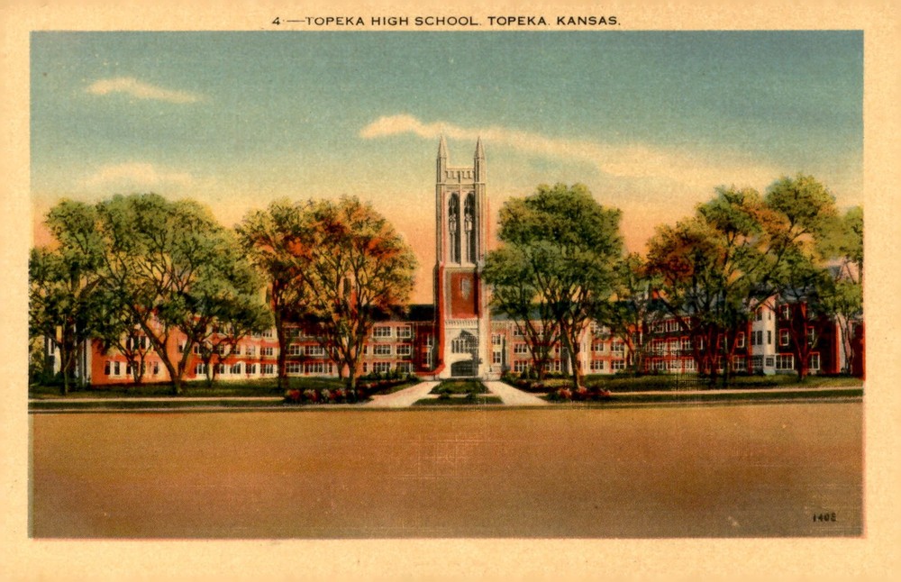 Topeka High School, Topeka, Kansas Postcard