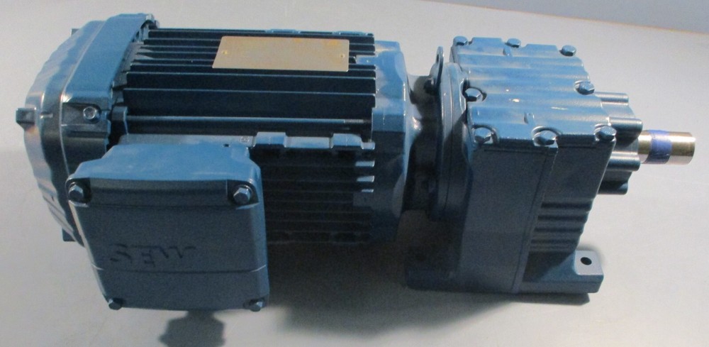 Sew Eurodrive R27 DRN80M4/DH Gearmotor 1.0HP 1751/313RPM 1
