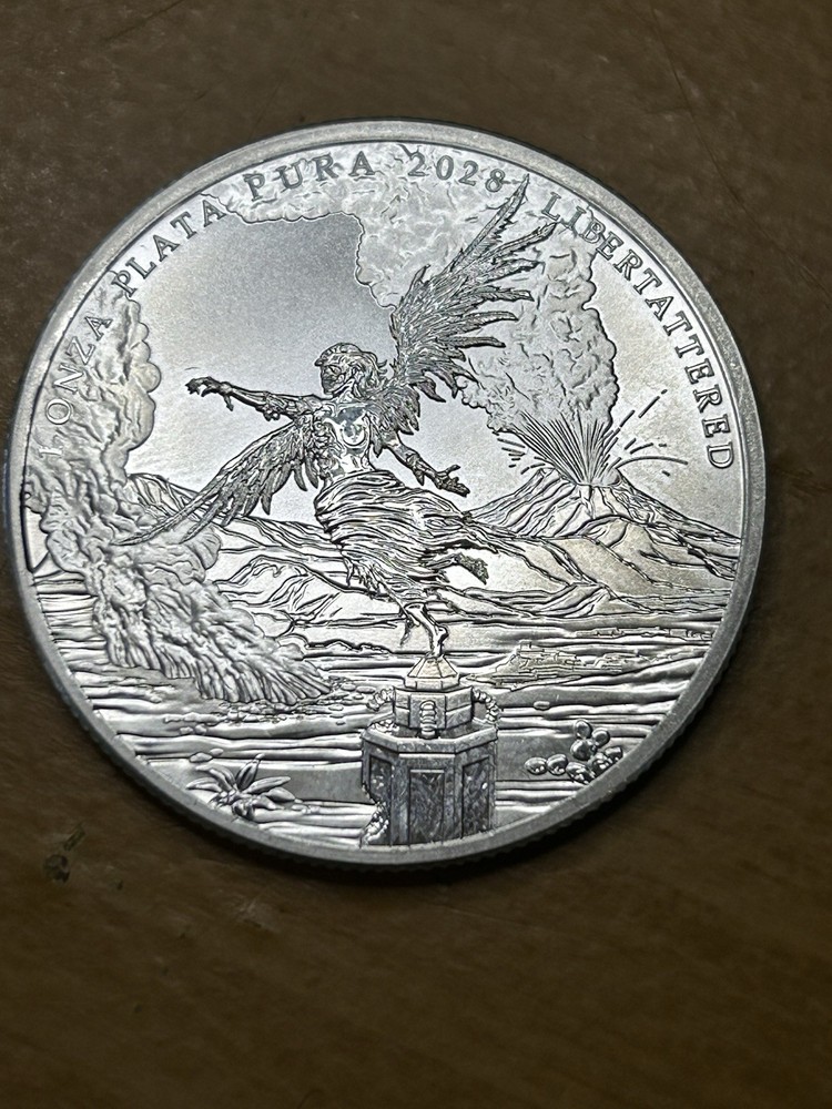2028 1 Oz .999 Silver Zombucks Libertattered Currency Apocalypse Mexico Libertad