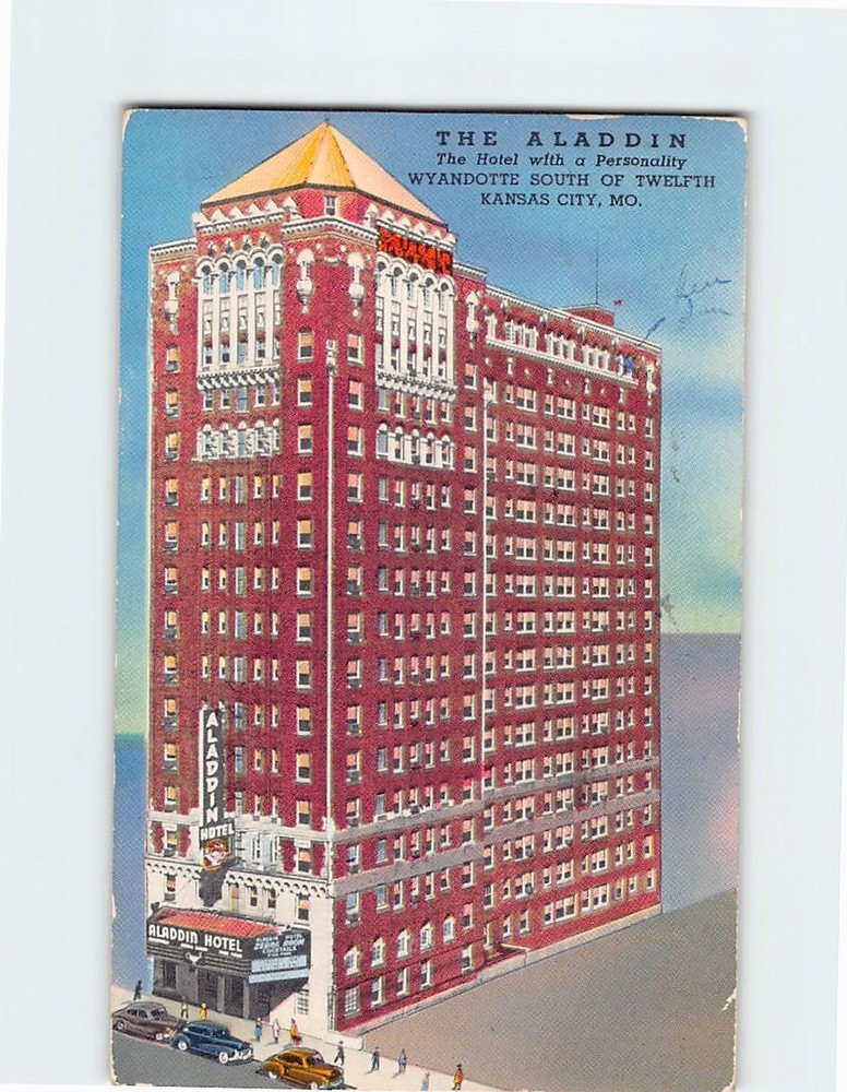 Postcard The Aladdin Kansas City Missouri USA