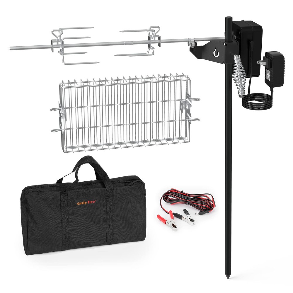 only fire Outdoor Open Flame Camping Grill, Campfire Cooking Accessories, Coo...