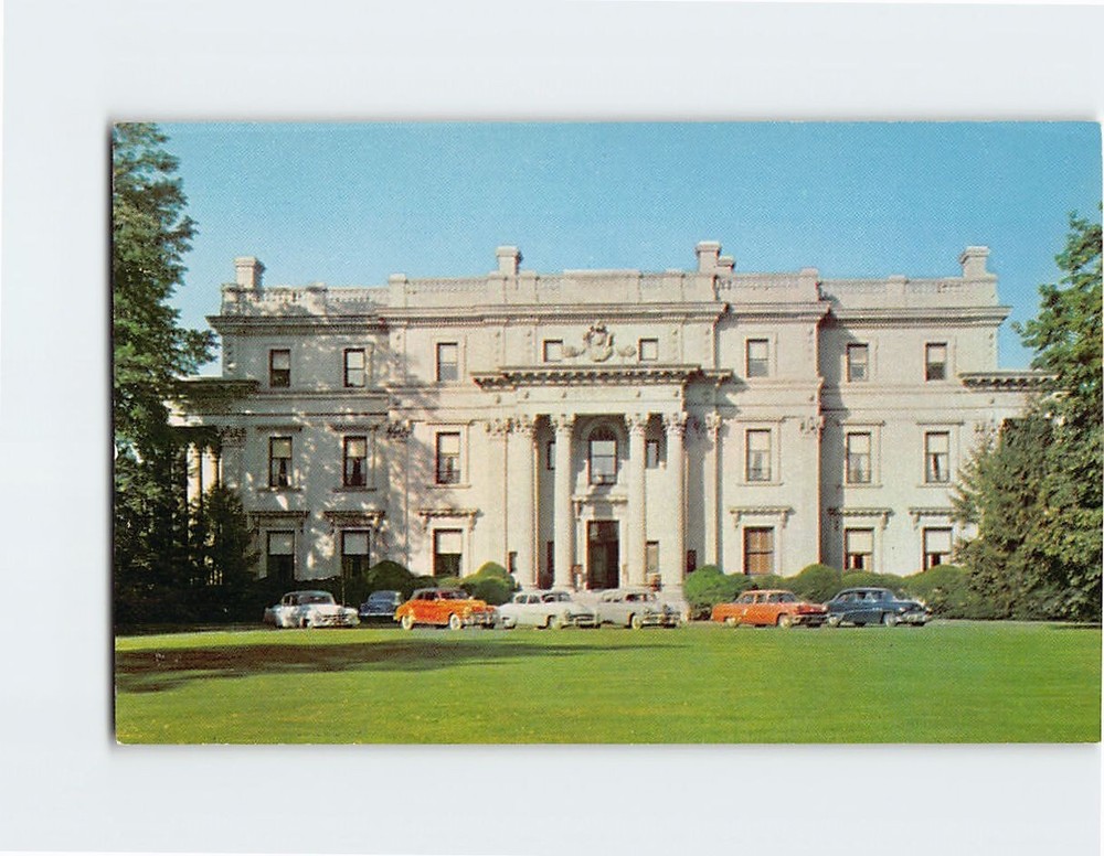 Postcard Vanderbilt Mansion National Historic Site Hyde Park NY USA