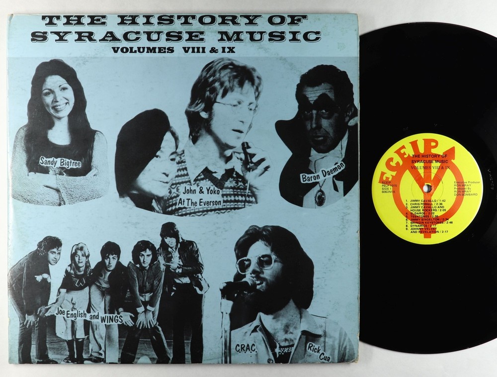 V/A - The History Of Syracuse Music Vols. VIII & IX 2xLP - ECEIP - Garage VG+