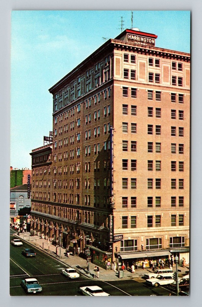 Washington DC, Harrington Hotel, Advertising, Vintage Postcard