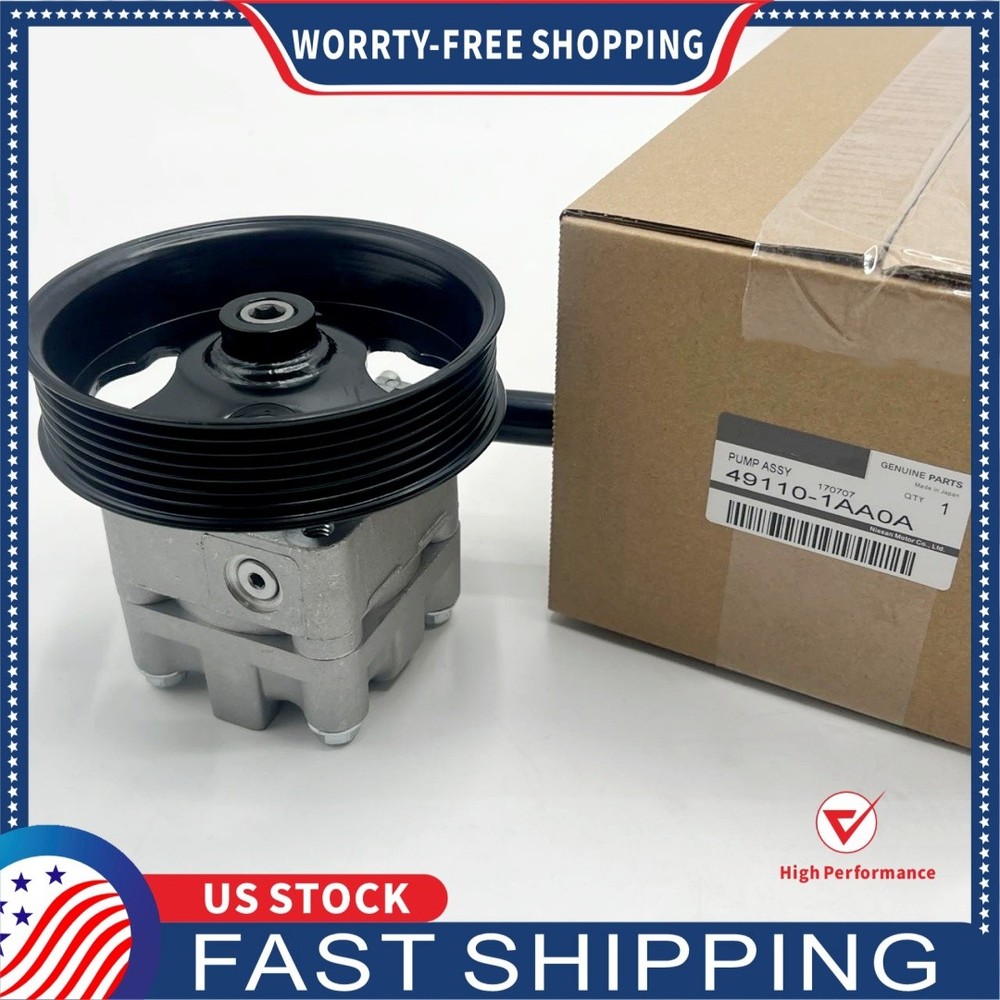 OEM Power Steering Pump for Nissan Maxima Murano 2009 2010 11 12 13 14 3.5L USA