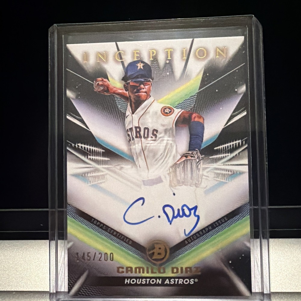 2023 Bowman Inception Camilo Diaz Prospect Autograph Card /200