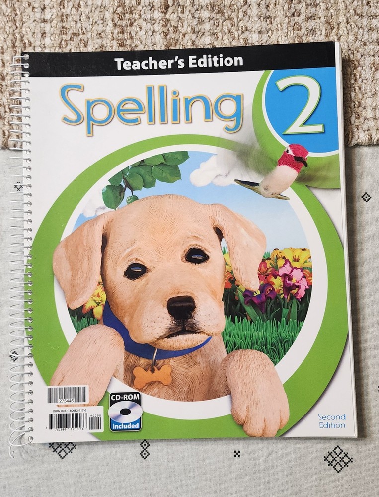 BJU Press Spelling 2 Teacher’s Edition w/CD 2nd Edition 2012 Grade 2 Spiral