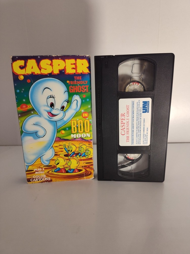 Casper the Friendly Ghost In Boo Moon VHS 1991 Pre-owned