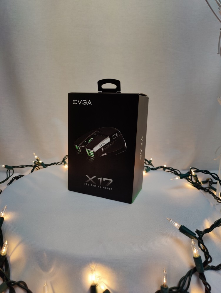 EVGA X17 Wired Gaming Mouse Black 16000 DPI 5 Customizable Profiles