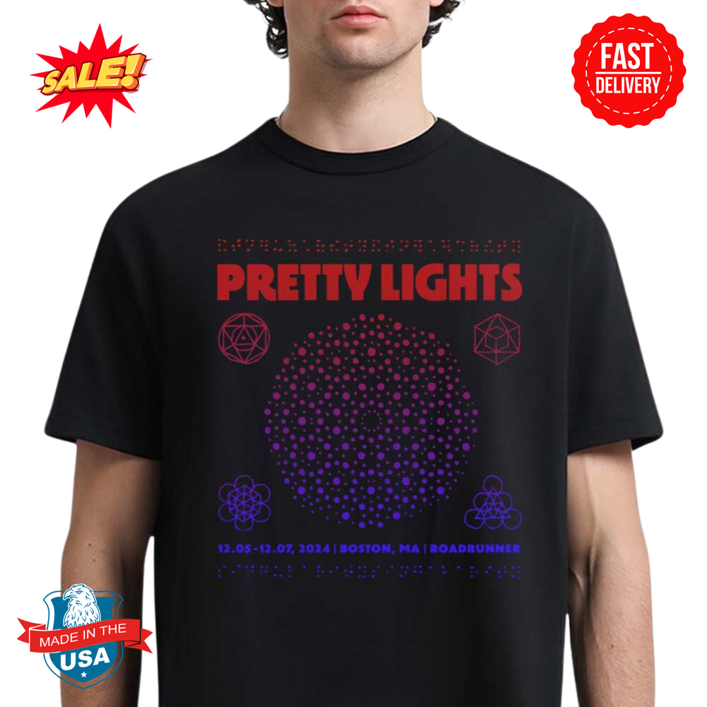 Pretty Lights Merch Tee In Boston Massachusetts Roadrunner On Dec 5 And 7 T-Shir