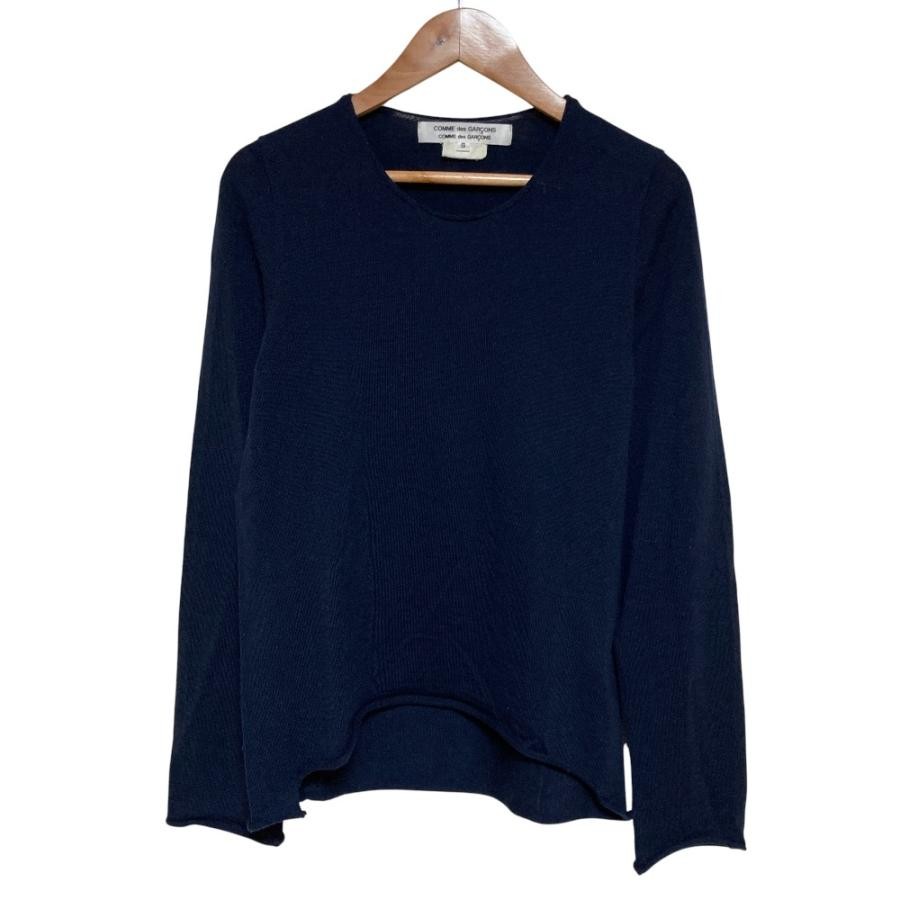 COMME des GARCONS AD2006 Women's Navy Wool Knit Top Size S Good Condition