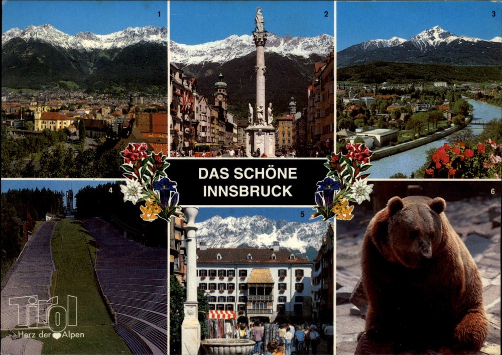Innsbruck Tyrol Austria vintage postcard y931