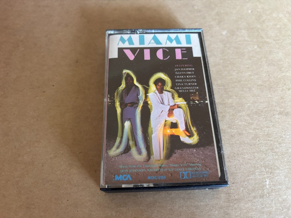 Miami Vice TV Show Various Artists Cassette Tape 1985 MCA
