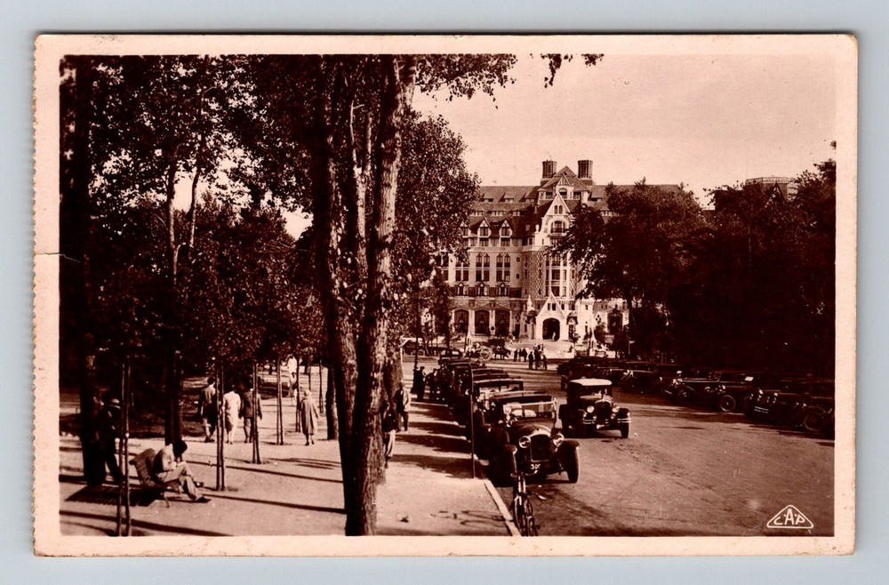 France- Le Touquet-Paris-Plage Seaside Resort Hotel Picardy Old Vintage Postcard