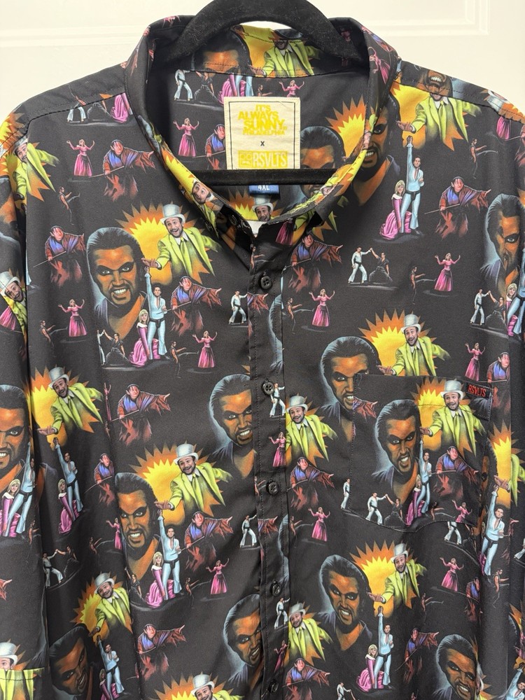 RSVLTS It’s Always Sunny In Philadelphia “The Nightman Cometh” Men’s 4XL