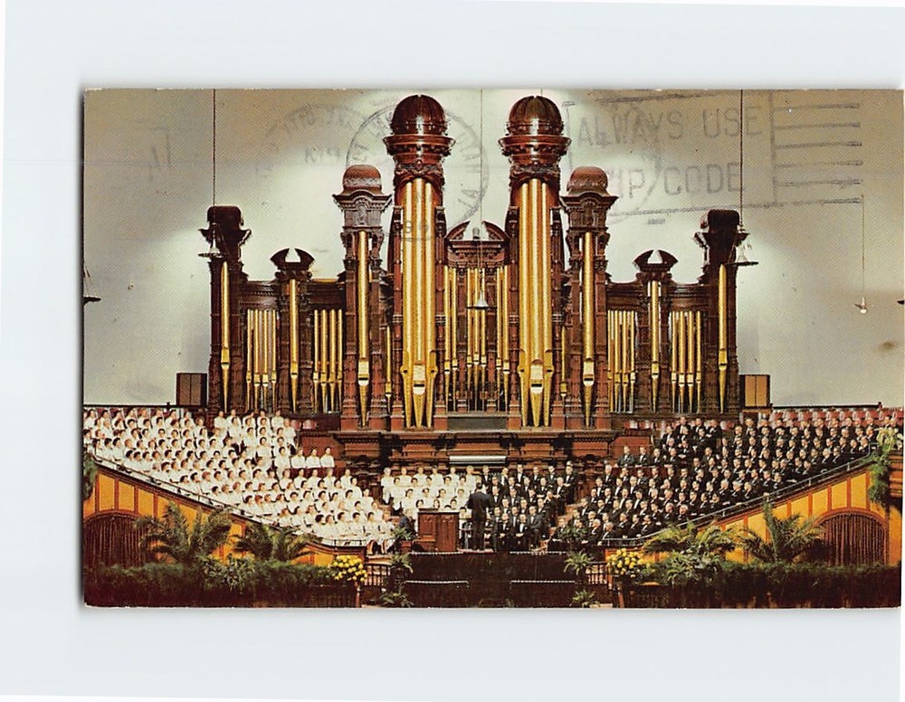 Postcard Interior Of 