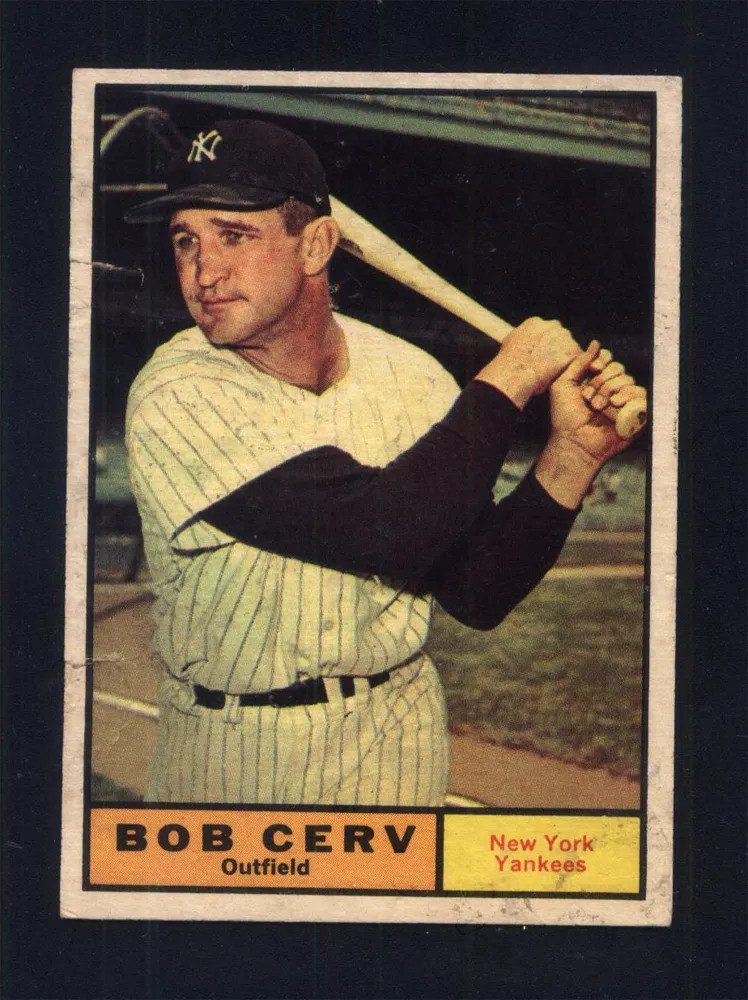 1961 Topps High #563 Bob Cerv Yankees (FR) 012038