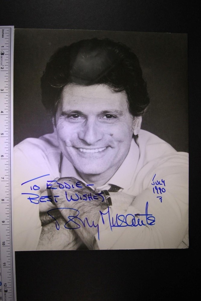 Tony Musante (1936-2013) (As The World Turns~Toma) Autograph Photo~