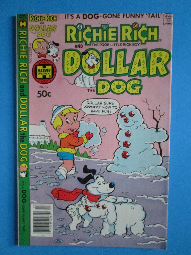 RICHIE RICH AND DOLLAR THE DOG No. 17 1981  comic book