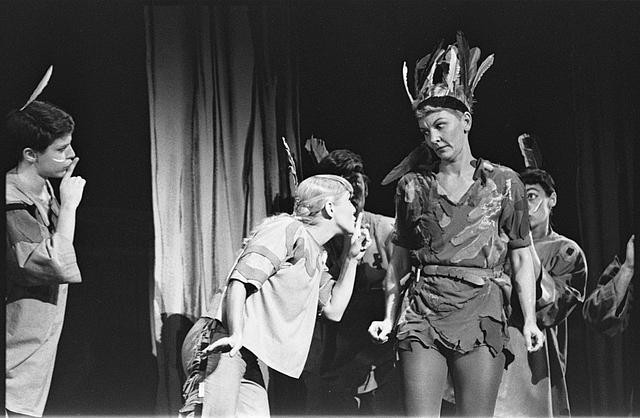 Photo:Mary Martin Peter Pan 1954 Broadway Stage Play Scene