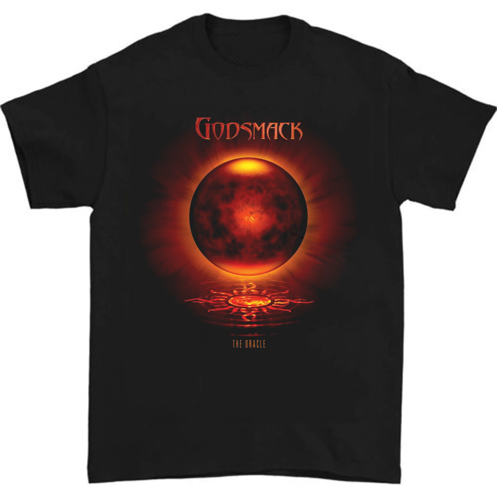 Rare Godsmack The Oracle Black Cotton T Shirt Men S to 5XL Gift Fans