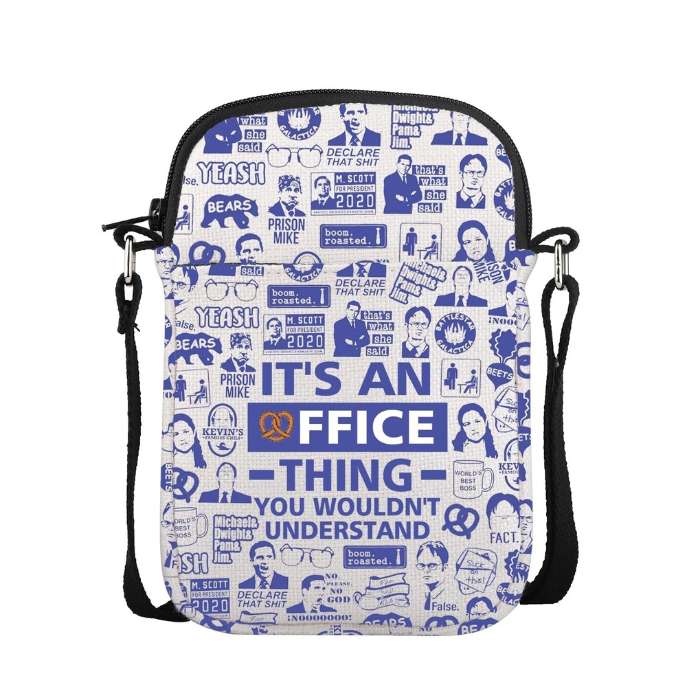 POFULL TV Show Themed Crossbody Bag for Series Lovers - Unique Fan Gift  