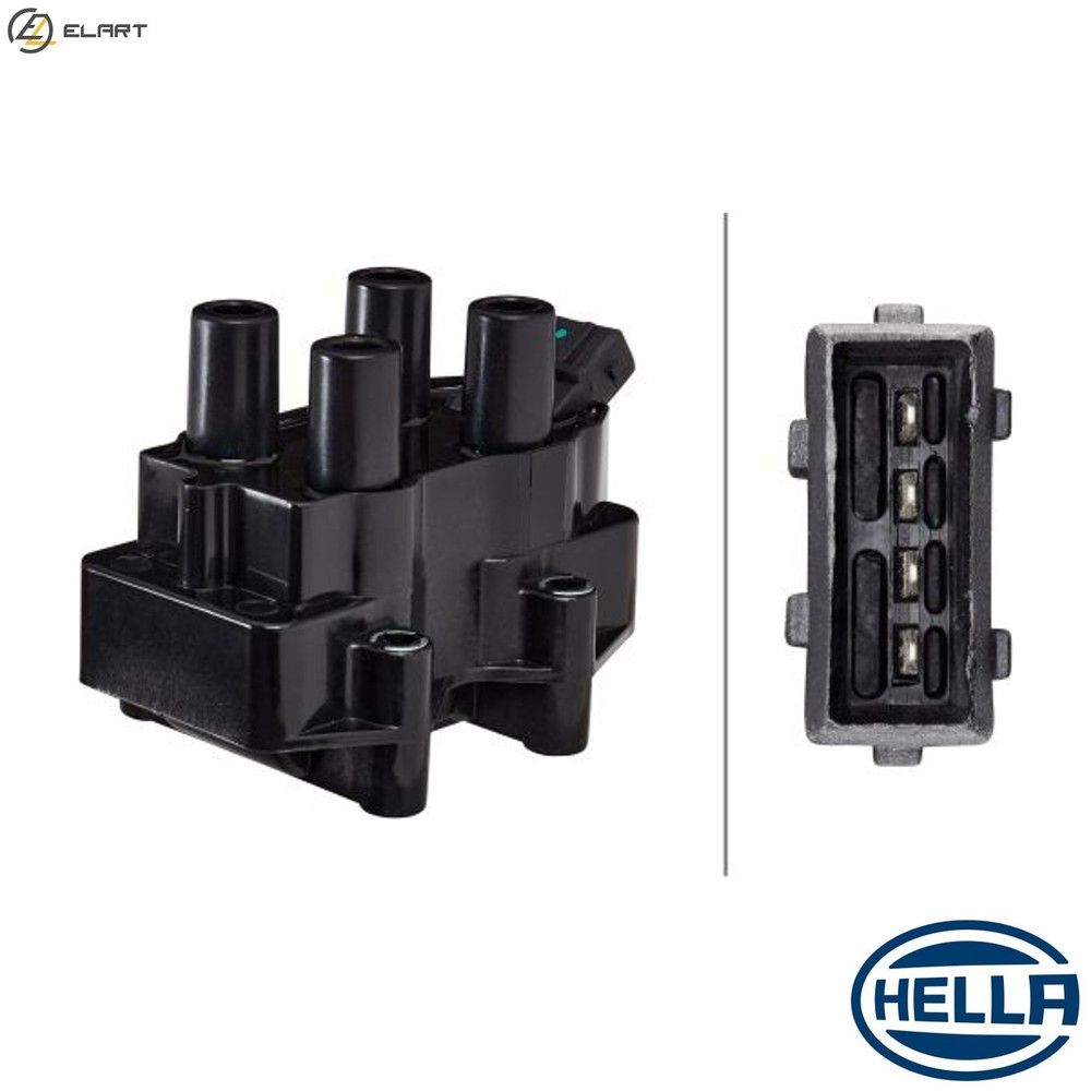IGNITION COIL 5DA 358 000-291 FOR VAUXHALL VECTRA ASTRA/Mk/III/IV CALIBRA 1.8L