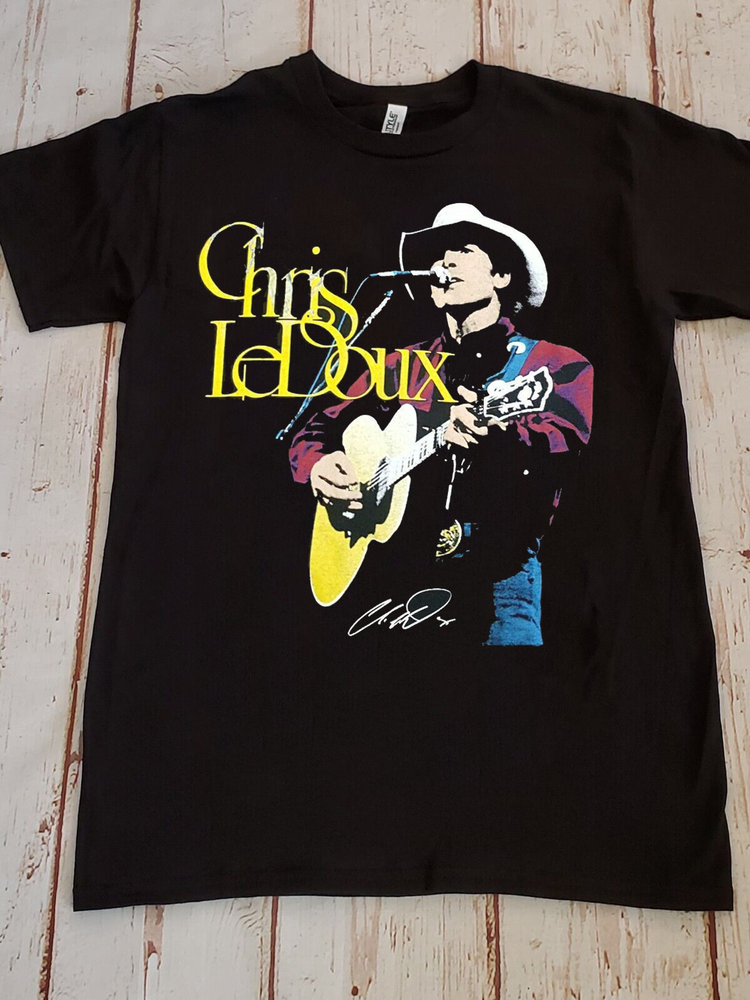 Chris LeDoux Concert Tour Tee Shirt Short Sleeve All Size S to 5XL