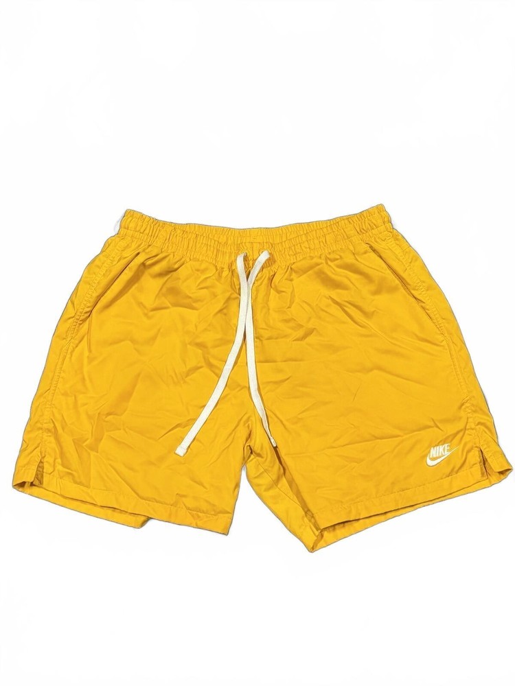 Nike Yellow Athletic Shorts Size L