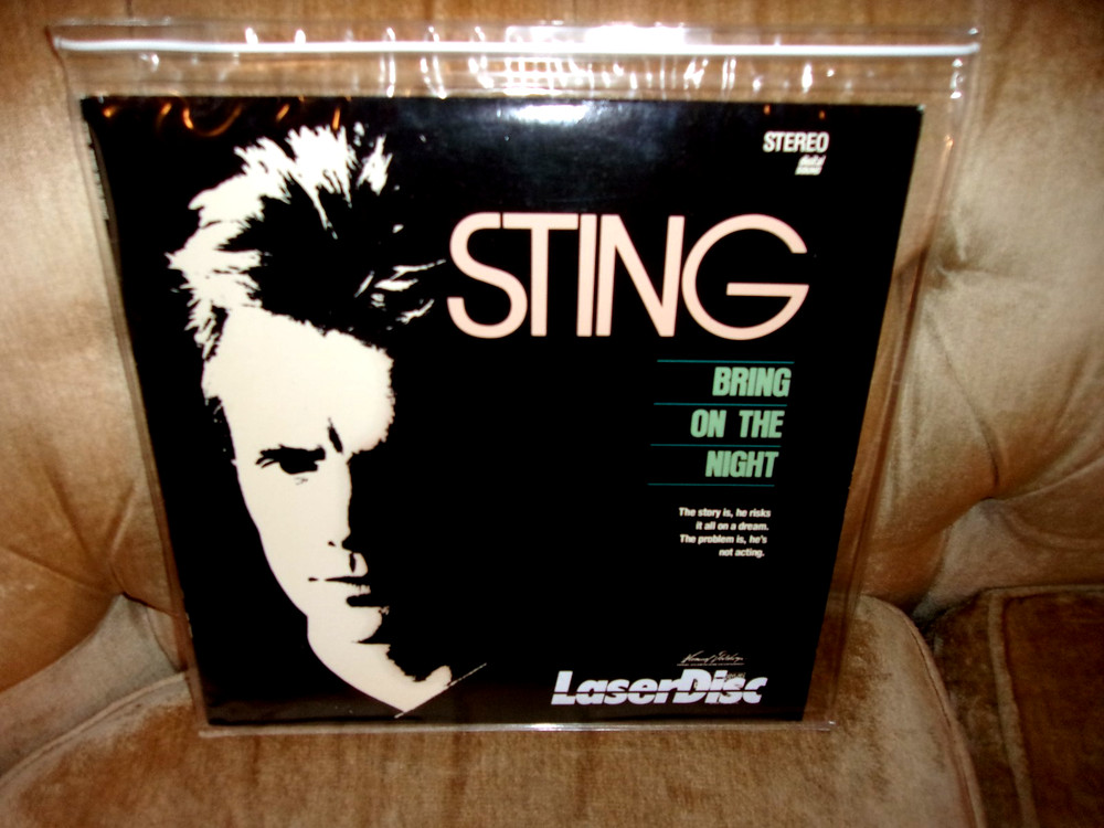 STING - BRING ON THE NIGHT Laserdisc MUSIC VERY RARE   Tested EXCELLENT
