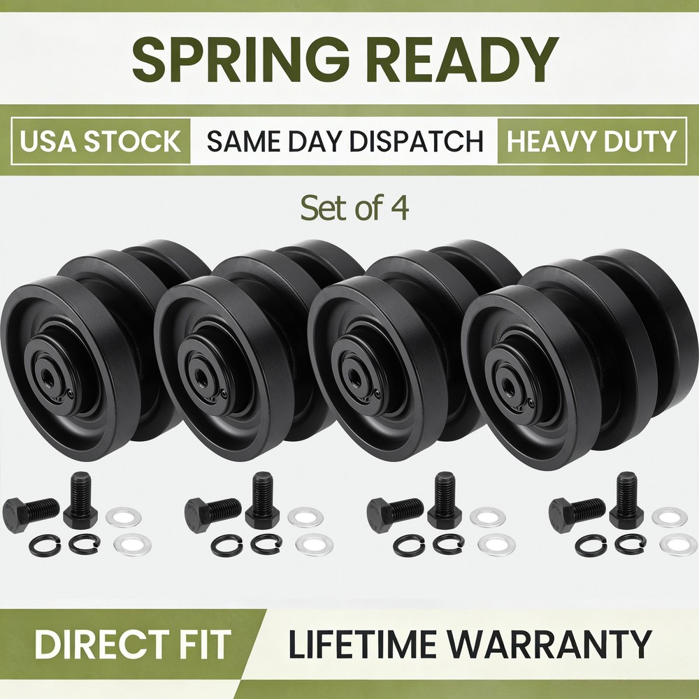 Set of 4 HEAVY DUTY Track Roller For Bobcat T140 T180 T190 T200 T250 T300 T320