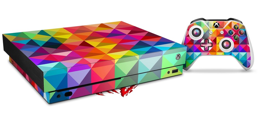 Skin for XBOX One X Console Controller Spectrums Decal