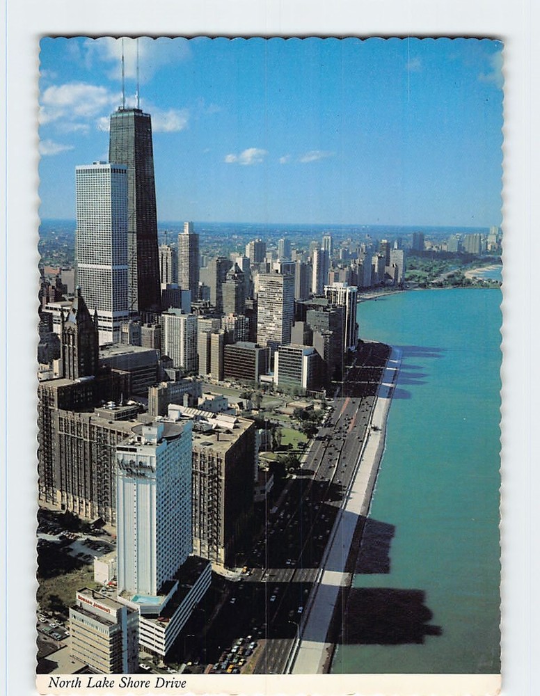 Postcard North Lake Shore Drive Chicago Illinois USA